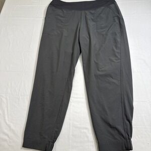 Patagonia Happy Hike Studio Pants Pull On Joggers Noble Gray Size Medium #21216